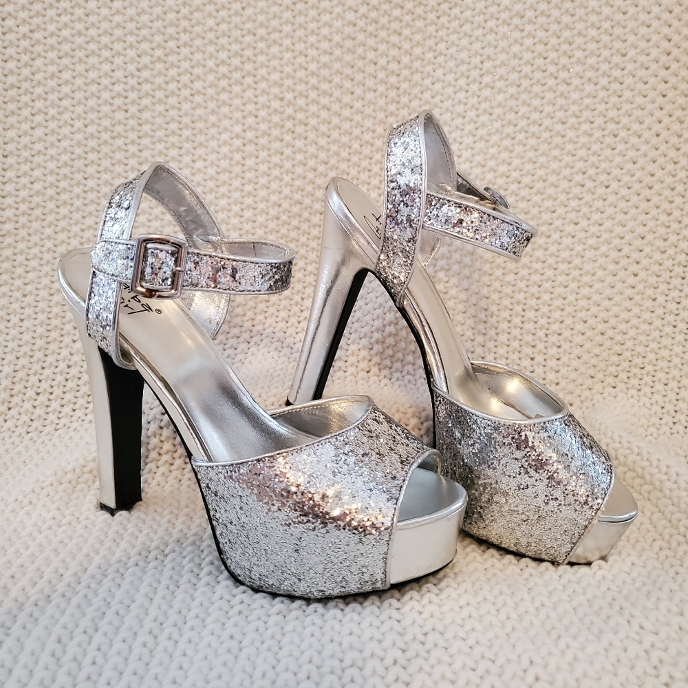 Silver heels